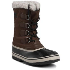 Bottes De Neige Sorel 1964 Pac Nylon NM3487 Tobacco/Black 256