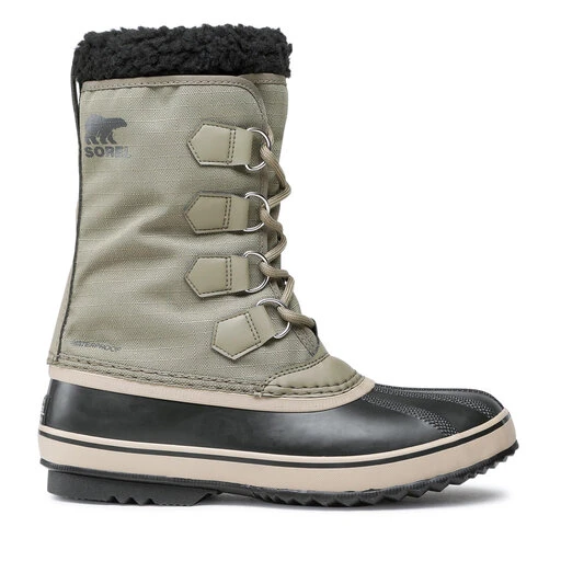 Bottes De Neige Sorel 1964 Pac Nylon Wp NM3487 Sage/Dark Moss 365 – Image 2