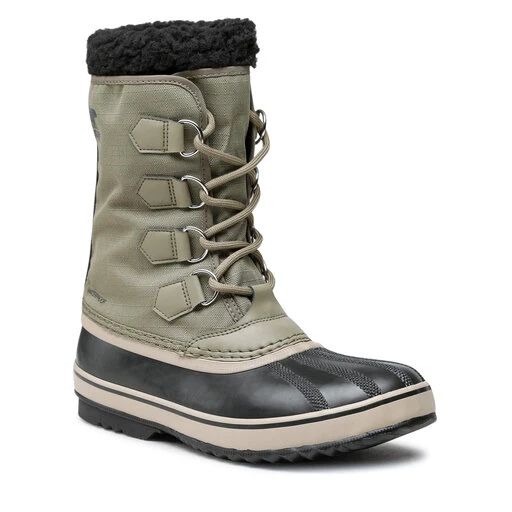 Bottes De Neige Sorel 1964 Pac Nylon Wp NM3487 Sage/Dark Moss 365