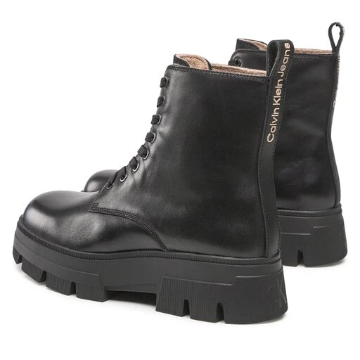 Bottes De Randonnée Calvin Klein Jeans Chunky Combat Laceup Boot YM0YM00559 Black BDS – Image 4