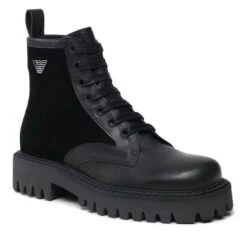 Bottes De Randonnée Emporio Armani X4M383 XN630 K001 Nero