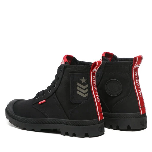 Bottes De Randonnée Palladium Pampa Hi Army 78583-008-M Black – Image 3