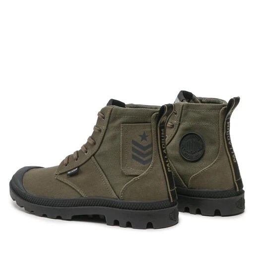 Bottes De Randonnée Palladium Pampa Hi Army 78583-309-M Olive Night – Image 3