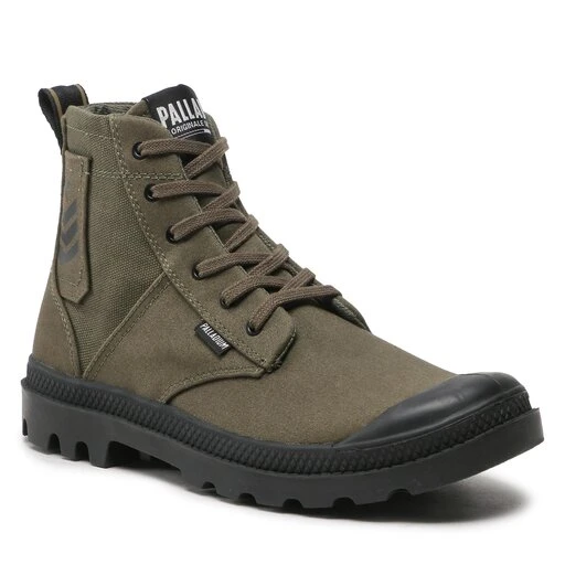 Bottes De Randonnée Palladium Pampa Hi Army 78583-309-M Olive Night