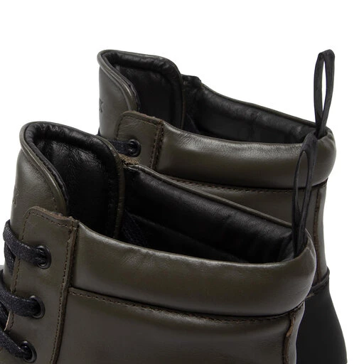 Bottes Les Deux Tanner Mid-Top Leather Sneaker LDM820022 Olive Night/Black – Image 5