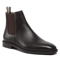 Bottines Chelsea Boss LisbonW 50480914 10223712 01 Dark Brown 202