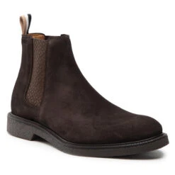 Bottines Chelsea Boss Tunley 50480302 10243261 01 Dark Brown 301
