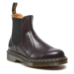 Bottines Chelsea Dr. Martens 2976 Ys 27280626 Burgundy