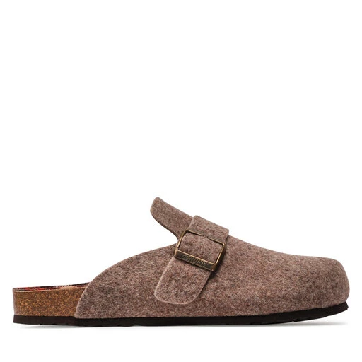 Chaussons Genuins Grisel G104516 Tartan Taupe – Image 2