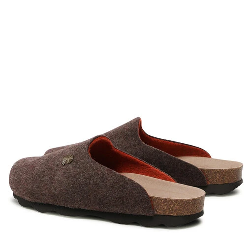 Chaussons Genuins Helsinki G104618 Bicolor Brown Orange – Image 3