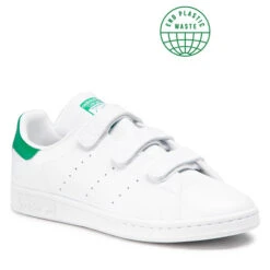 Chaussures Adidas Stan Smith Cf FX5509 Ftwwht/Ftwwht/Green