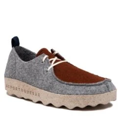 Chaussures Basses Asportuguesas Chat P018060006 Concrete/Brown