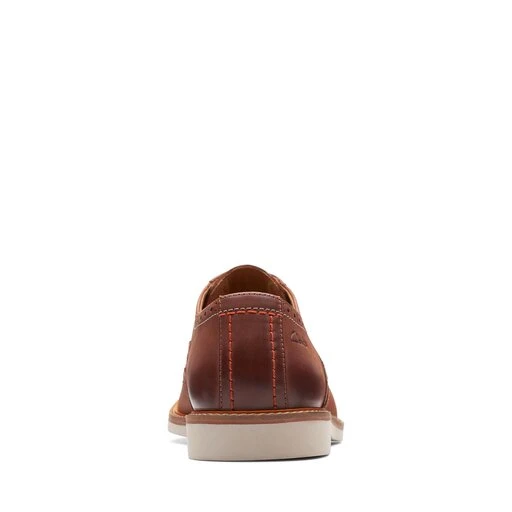 Chaussures Basses Clarks Atticus LT Limit 26172502 Dark Tan Lea – Image 5