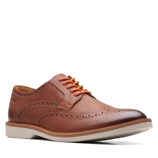 Chaussures Basses Clarks Atticus LT Limit 26172502 Dark Tan Lea