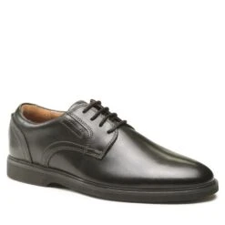 Chaussures Basses Clarks Malwood Lace 26168162 Black Leather