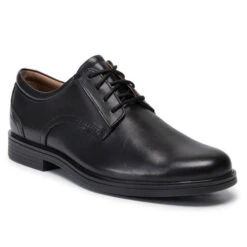 Chaussures Basses Clarks Un Aldric Lace 261326777 Black Leather