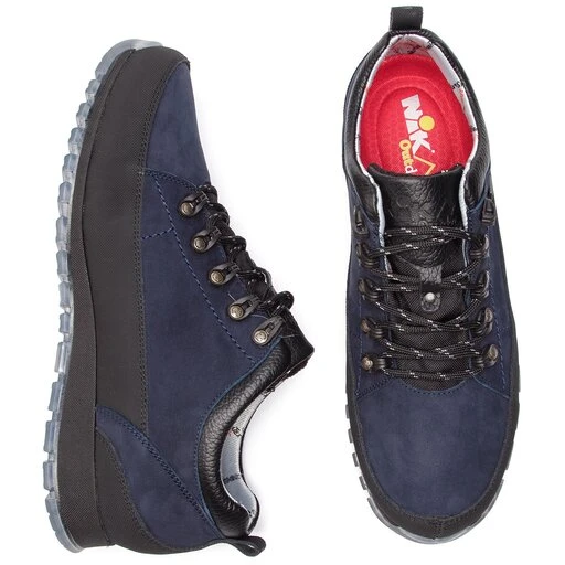 Chaussures De Trekking Nik 03-0866-15-3-09-03 Bleu Marine – Image 5