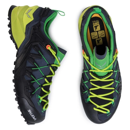Chaussures De Trekking Salewa Ms Wildfire Edge 61346-3840 Ombre Blue/Fluo Yellow – Image 5
