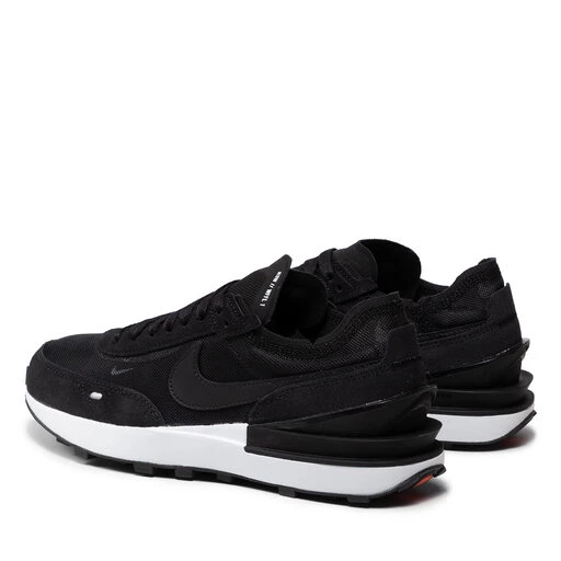 Chaussures Nike Waffle One DA7995 001 Black/Black/White/Orange – Image 3