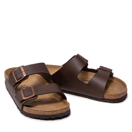 Mules / Sandales De Bain Birkenstock Arizona 0051701 Dark Brown – Image 5