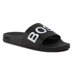 Mules / Sandales De Bain Boss Bay 50425152 10224455 01 Black 001
