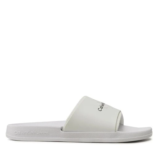 Mules / Sandales De Bain Calvin Klein Jeans Slide Monogram Tpu YM0YM00361 White YBR – Image 2