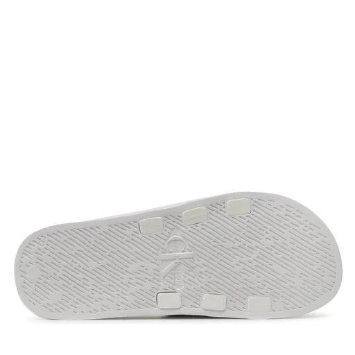 Mules / Sandales De Bain Calvin Klein Jeans Slide Monogram Tpu YM0YM00361 White YBR – Image 4