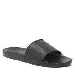 Mules / Sandales De Bain Calvin Klein Pool Slide Mono HM0HM01009 Black Mono 0GL