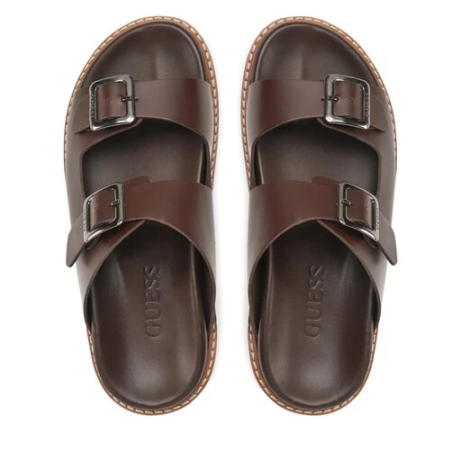 Mules / Sandales De Bain Guess Sapata FM6SAP LEA03 BROWN – Image 5