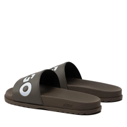 Mules / Sandales De Bain Hugo Match 50471366 1022498 01 Dark Green 303 – Image 3