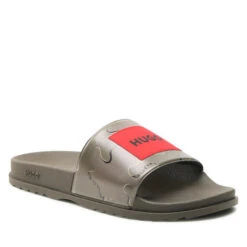 Mules / Sandales De Bain Hugo Match 50480595 10245078 01 Open Green