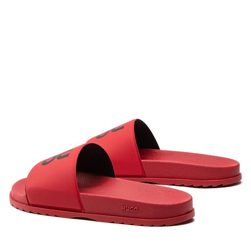 Mules / Sandales De Bain Hugo Match 50480601 10245633 01 Dark Red 606 – Image 3