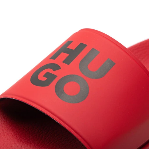 Mules / Sandales De Bain Hugo Match 50480601 10245633 01 Dark Red 606 – Image 6