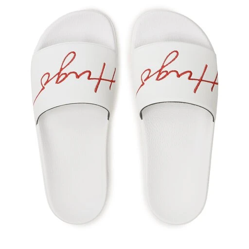 Mules / Sandales De Bain Hugo Match 50487657 10248151 01 White 100 – Image 5