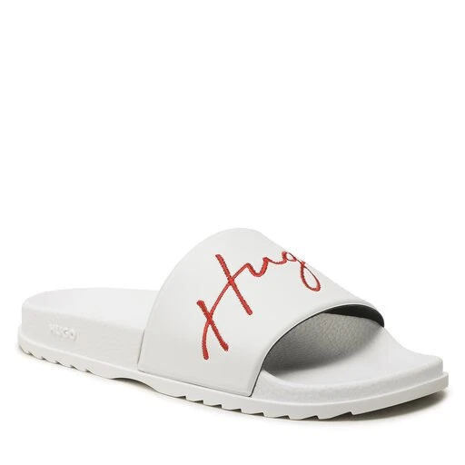 Mules / Sandales De Bain Hugo Match 50487657 10248151 01 White 100