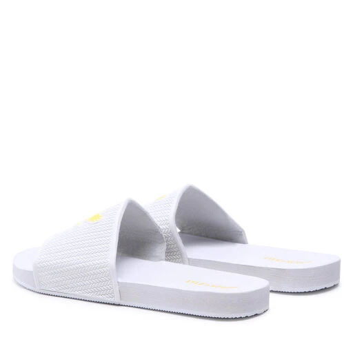 Mules / Sandales De Bain Lyle & Scott Easy Slide FW1407 White 626 – Image 3