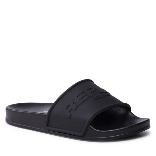 Mules / Sandales De Bain Replay Up Emboss GMF1A .000.C0042S Black 0003