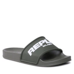 Mules / Sandales De Bain Replay Up Emboss GMF1A .000.C0042S Mil Green 0039