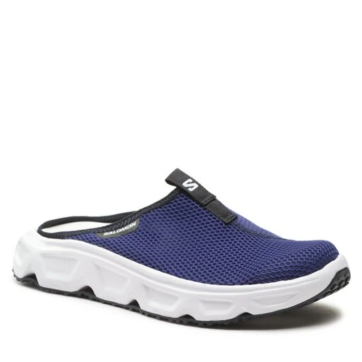 Mules / Sandales De Bain Salomon Reelax Slide 6.0 470447 29 M0 Clematis Blue/White/Dark Sapphire