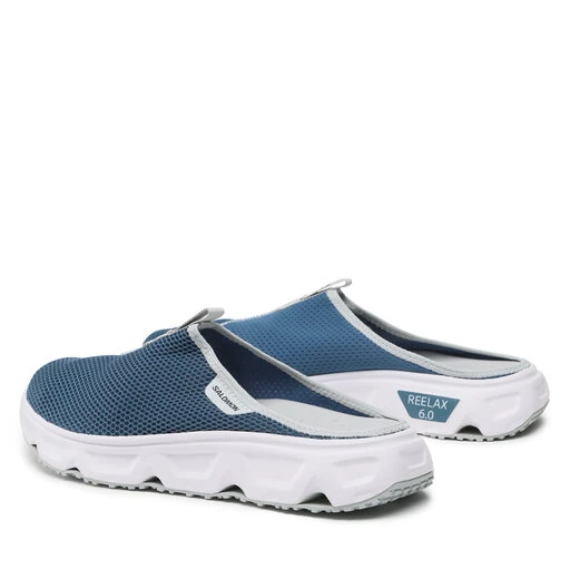Mules / Sandales De Bain Salomon Reelax Slide 6.0 L47112300 Blue Ashes/White/Pearl Blue – Image 3