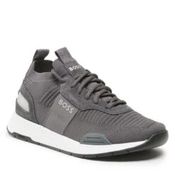 Sneakers Boss Titanium 50470596 10232616 01 Dark Grey 027