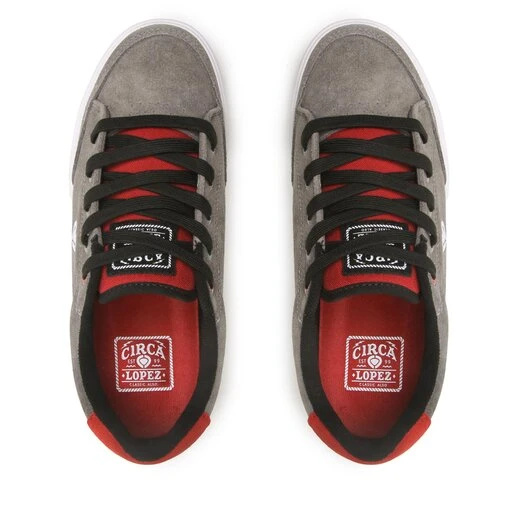 Sneakers C1rca Al 50 Slim CGRW Charcoal Grey/Pompeian Red/White/Suede – Image 5
