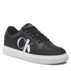Sneakers Calvin Klein Jeans Casual Cupsole Lth-Pu Mono YM0YM00573 Black/White 0GJ