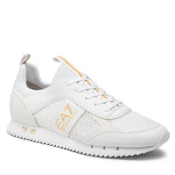 Sneakers EA7 Emporio Armani X8X027 XK050 Q597 Triple White/Gold