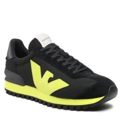 Sneakers Emporio Armani X4X583 XN647 S737 Black/Verde/Acido