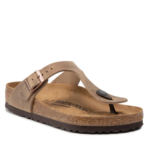 Tongs Birkenstock Gizeh Bs 0943811 Tabacco Brown